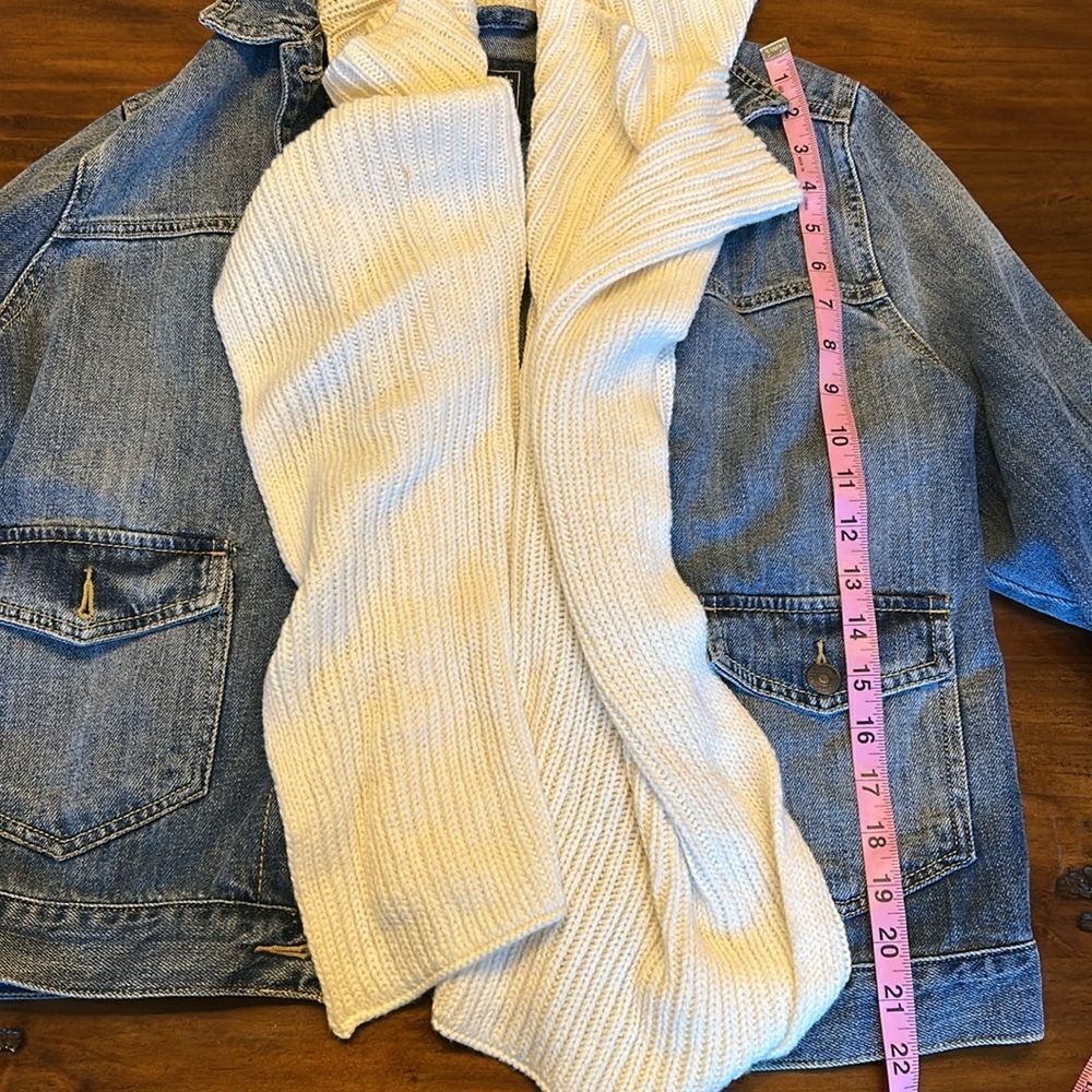 Abercrombie & Fitch Jeans Jacket with collar Sz XL - Picture 7 of 9